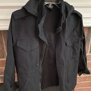 Simply Vera Black Military Jacket XS